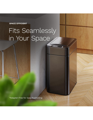 Bote de Basura Automático hOmeLabs 49L Acero Inoxidable