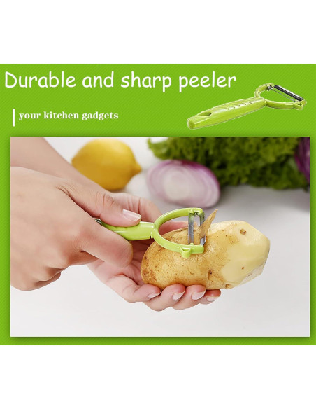 Rallador de Queso ADODU con Contenedor y 5 Cuchillas