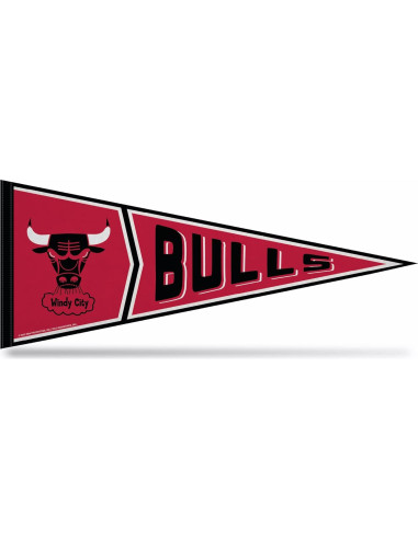 Banderín de Fieltro Rico Industries Chicago Bulls 30x76 cm