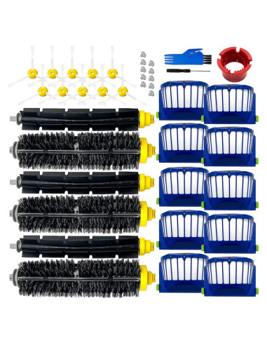 Repuestos iRobot Roomba 600/500 - 3 Cepillos + 10 Filtros