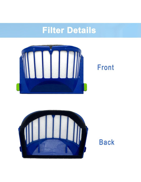 Repuestos iRobot Roomba 600/500 - 3 Cepillos + 10 Filtros