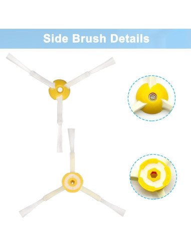 Repuestos iRobot Roomba 600/500 - 3 Cepillos + 10 Filtros