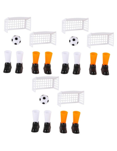 Juguete de Fútbol Vaguelly Conjunto de 3 Mini Dedo