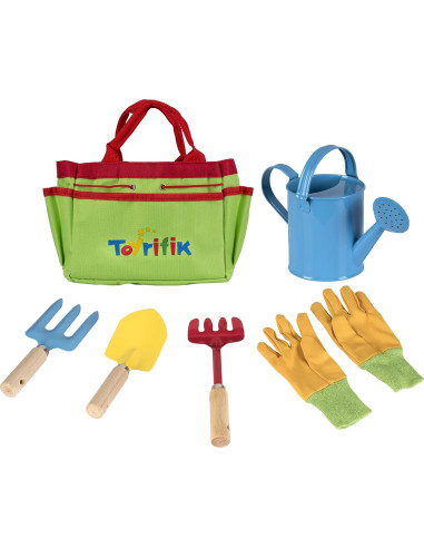 Juego de Jardinería Infantil Toyrifik con Bolsa y Herramientas