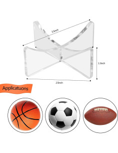 Soporte Acrílico para Balones Evron 9x3.3 cm Multifuncional 2