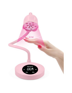 Lámpara UV MEKK Rosa 30W Inalámbrica para Uñas de Gel