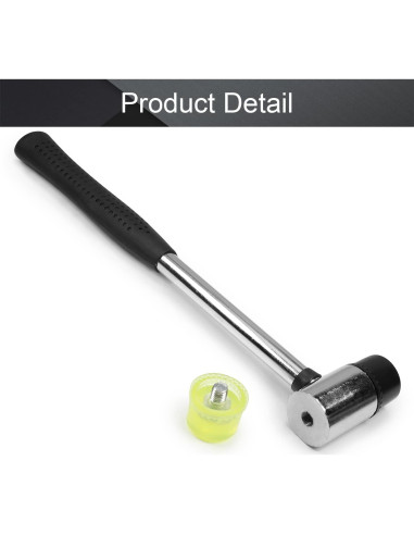 Martillo de Goma Doble Cabeza Utoolmart 240mm para Joyería