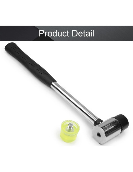 Martillo de Goma Doble Cabeza Utoolmart 240mm para Joyería