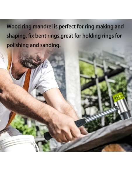 Martillo de Goma Doble Cabeza Utoolmart 240mm para Joyería