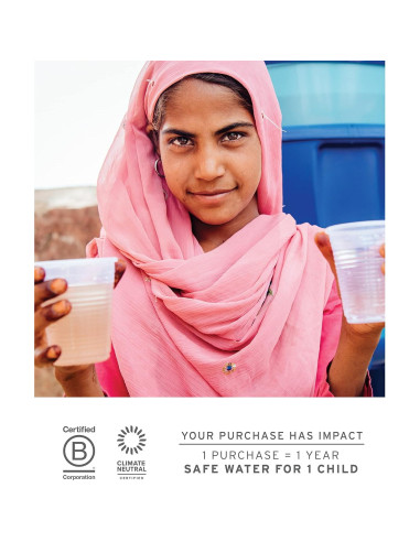 Jarra filtradora LifeStraw Home 10 tazas Wisteria libre BPA