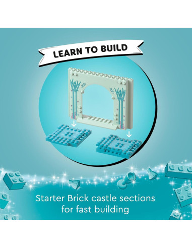 LEGO Disney Frozen Castillo Congelado de Elsa - 163 Piezas