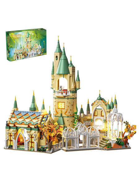 Bloques de Construcción Castillo Medieval LED 1555 Piezas