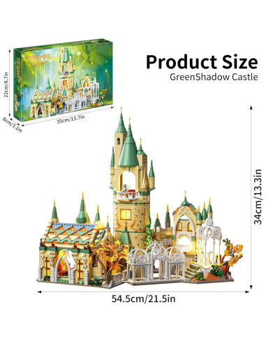 Bloques de Construcción Castillo Medieval LED 1555 Piezas