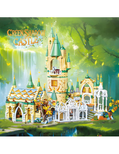 Bloques de Construcción Castillo Medieval LED 1555 Piezas