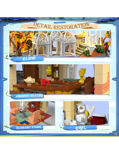 Bloques de Construcción Castillo Medieval LED 1555 Piezas