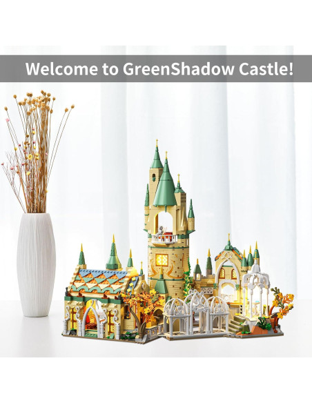 Bloques de Construcción Castillo Medieval LED 1555 Piezas