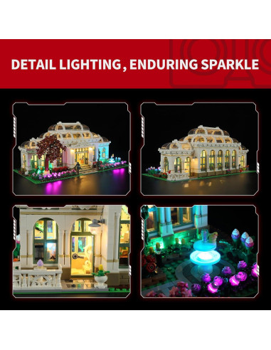 Kit de Luz BRIKSMAX para Jardín Botánico Lego 21353