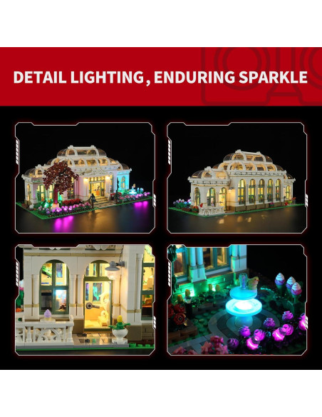 Kit de Luz BRIKSMAX para Jardín Botánico Lego 21353