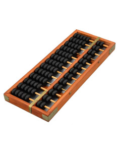 Ábaco de Madera MAGIKON Vintage 24x10 cm para Suerte