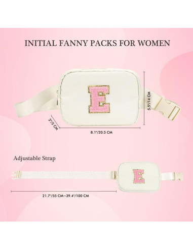 Bolsa de Cintura YOOLIFE Beige para Niñas Adolescentes