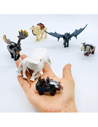 Set de bloques de construcción de animales 6 piezas Miutrue