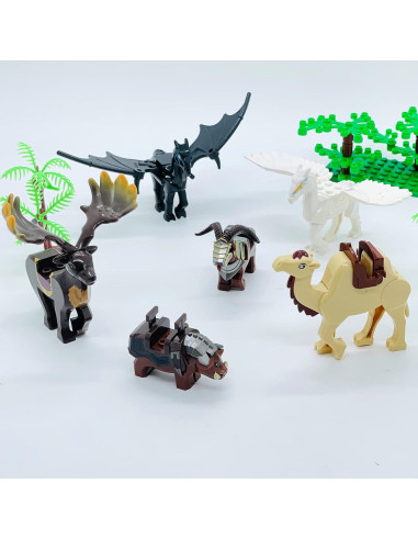 Set de bloques de construcción de animales 6 piezas Miutrue