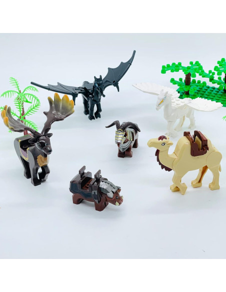 Set de bloques de construcción de animales 6 piezas Miutrue