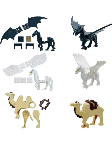 Set de bloques de construcción de animales 6 piezas Miutrue