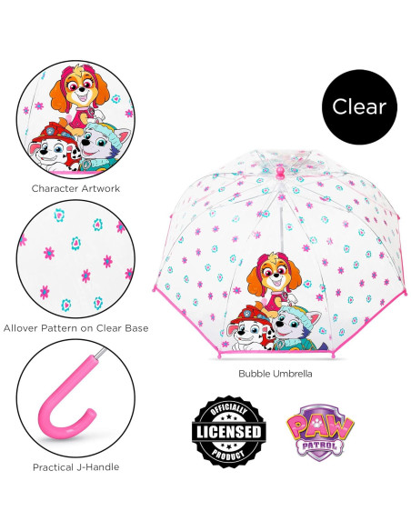 Paraguas Transparente Disney Frozen Paw Patrol 63.5 cm Paraguas Transparente Disney Frozen Paw Patrol 63.5 cm