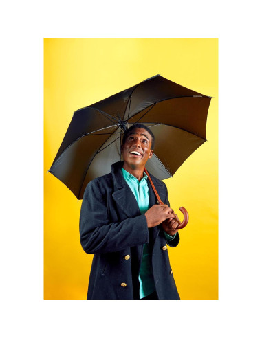 Paraguas Automático Totes de Madera 121 cm Resistente