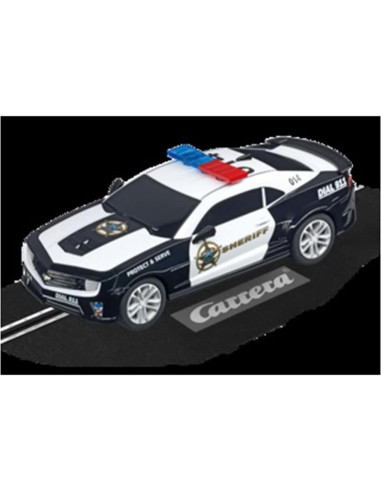 Auto Slot Car Carrera GO!!! Chevrolet Camaro ZL1 Sheriff 1:43