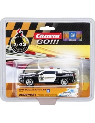 Auto Slot Car Carrera GO!!! Chevrolet Camaro ZL1 Sheriff 1:43
