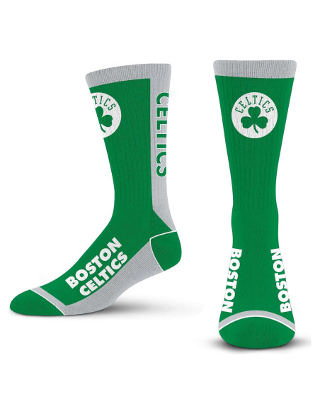 Calcetines Crew NBA Boston Celtics For Bare Feet Talla Grande