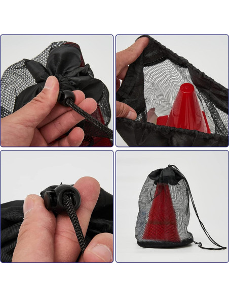 Conos de Entrenamiento MIVERYEA 24 Piezas 17,78 cm Multicolor