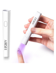 Luz UV Mini AIRSEE para Uñas de Gel Portátil Blanca