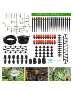 Kit de Riego por Goteo Maotong 73m con Accesorios