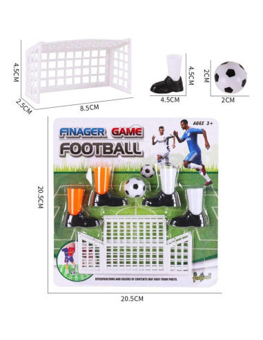 Juego de Fútbol de Dedos SQXBK con 2 Goles y Balón