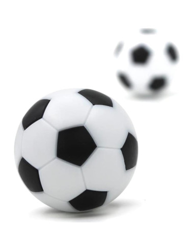 Set de 16 Pelotas de Futbolín BQSPT 32mm Negras y Blancas