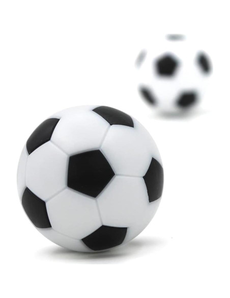 Set de 16 Pelotas de Futbolín BQSPT 32mm Negras y Blancas Set de 16 Pelotas de Futbolín BQSPT 32mm Negras y Blancas