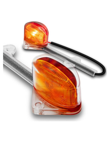 Juego de Luces LED de Guardabarros ONLINE 5" Rojo y Ámbar