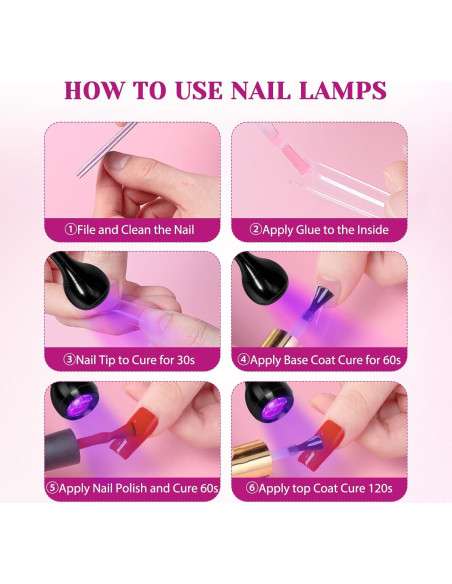 AORAEM Lámpara UV LED para Uñas de Gel con Control de Pie