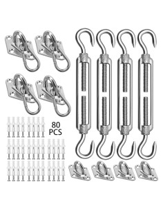 Kit de Hardware para Velas de Sombra Morzejar 80pcs