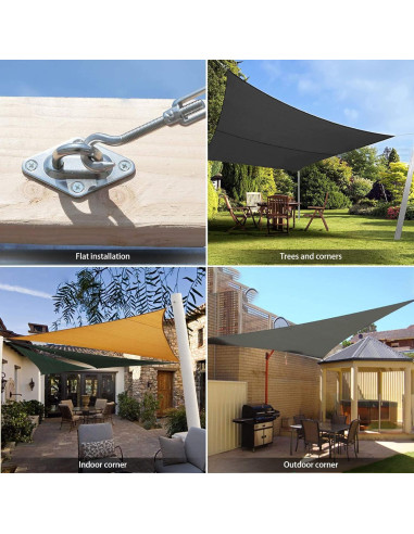 Kit de Hardware para Velas de Sombra Morzejar 80pcs