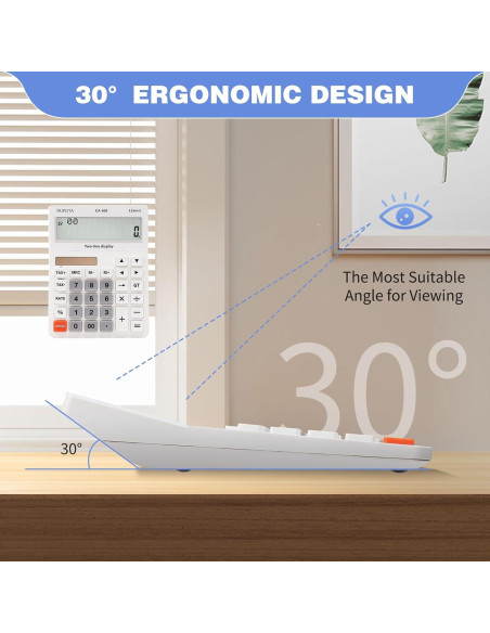 Calculadora de Escritorio DUPOTA OA-608 12 Dígitos LCD Grande