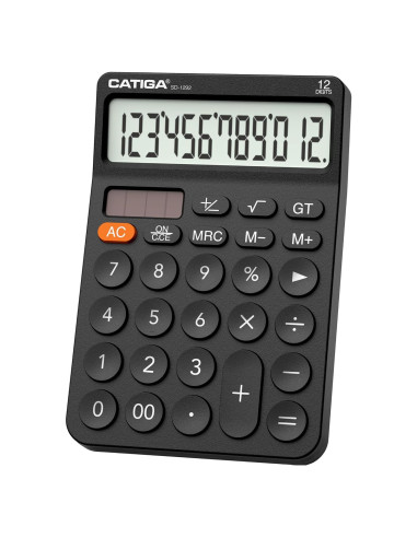Calculadora de escritorio CATIGA SD-1292 12 dígitos solar