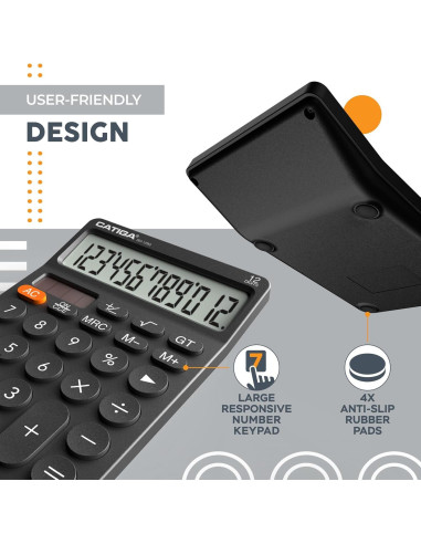 Calculadora de escritorio CATIGA SD-1292 12 dígitos solar