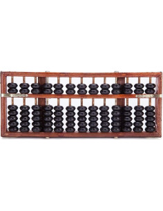 Ábaco de Madera Soroban 13 Dígitos THY Trading 28x11.5cm 2