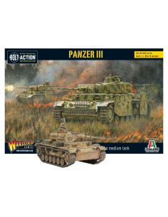 Tanque Panzer III 1:56 Warlord Games para Juegos de Guerra