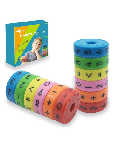 Juguetes Magnéticos MICKYU Matemáticas 12 Piezas Montessori
