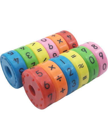 Juguetes Magnéticos MICKYU Matemáticas 12 Piezas Montessori